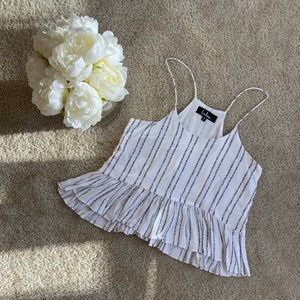 Lulu’s White Crop Tank